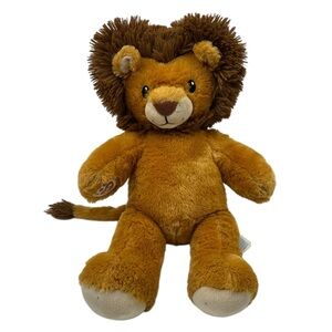 Build-A-Bear Lovable Lion Stuffed Animal Plush Valentine Day Heart Shaped Face